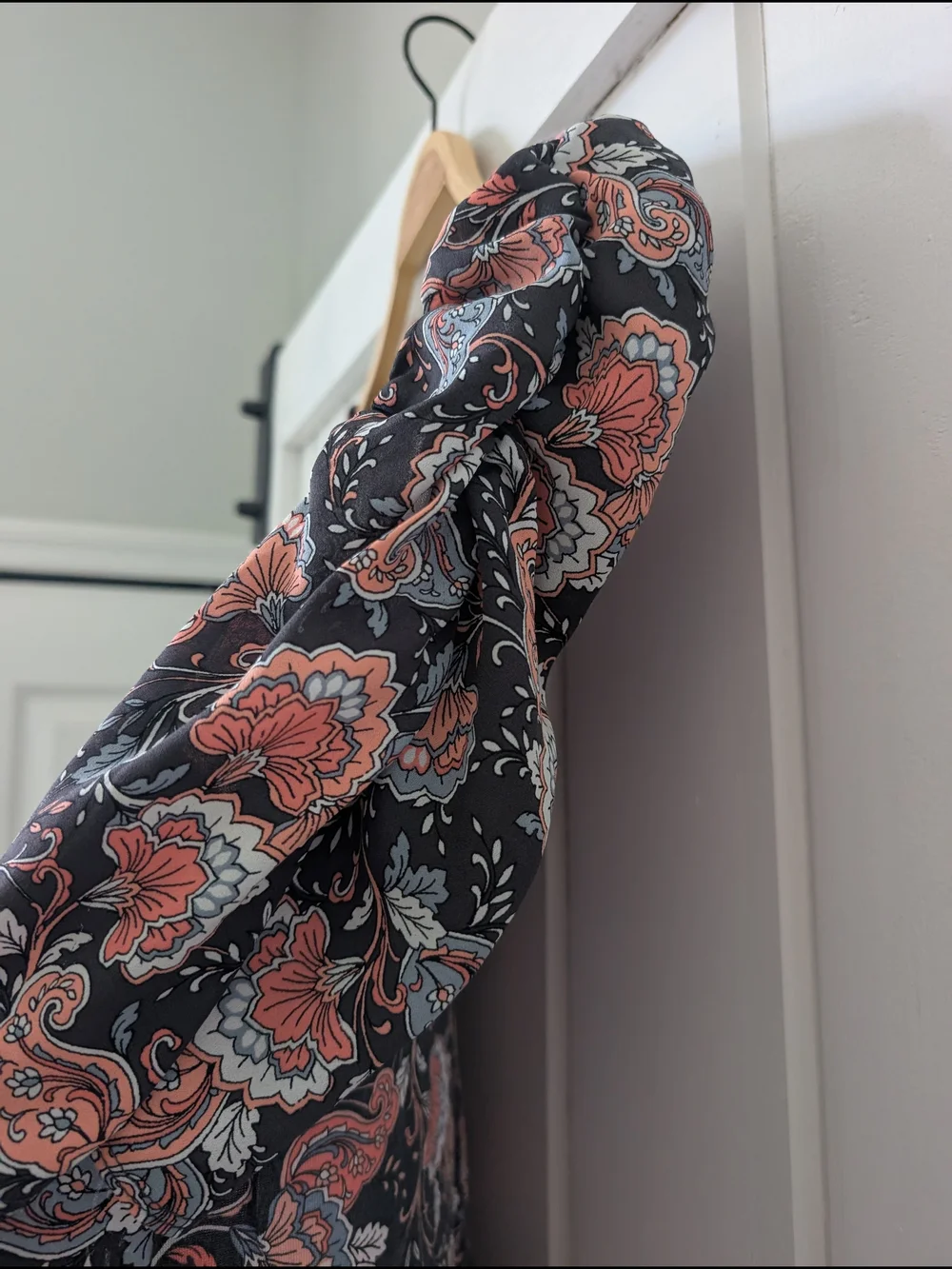 LOFT women's blouse with a whimsical floral + Paisley Pattern Size L